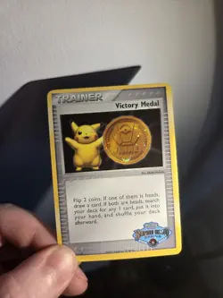 Pokemon Pikachu Gold Victory Medal Battle Road 2006 - 2007 - DMG - Read Desc.🏅 - Image 1