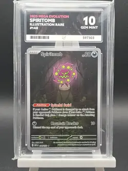 Pokemon - Spiritomb 148/132 Alt Art - Mega Evolution Base Set Graded ACE 10 Gem - Image 1