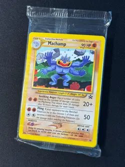 Sealed MACHAMP #43 WOTC Black Star PROMO Pack of Pokemon 25 Cards Vintage - Image 1