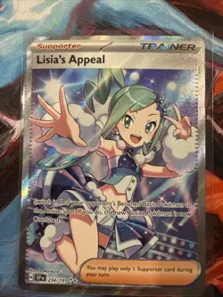 Pokemon TCG Lisia's Appeal Full Art Trainer Card 234/191 Surging Sparks - Image 1