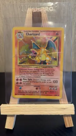 Pokemon Charizard Base Set Holo Rare 4/102 120 HP 1999 Wizards of the Coast - Image 1
