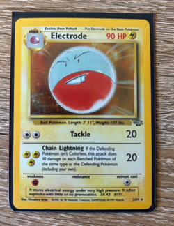Pokemon Electrode Holo Rare Jungle Set 2/64 1999 LP - Image 1