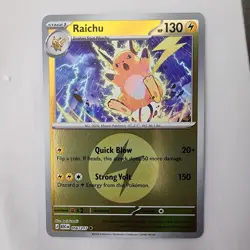 Raichu 56/217 Electric Energy Reverse Holo Ascended Heroes Pokemon TCG NM 2026 - Image 1