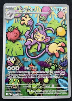 Ambipom 107/94 Pokemon TCG Phantasmal Flames Illustration Rare Holo - Image 1