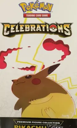 NEW/SEALED Pokemon TCG Celebrations Premium Figure Collection Pikachu VMAX Box - Image 3