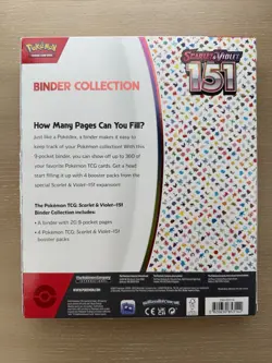 Pokemon TCG 151 Binder Collection Scarlet Violet Factory Sealed 820650853142 - Image 3