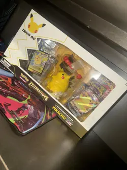Pokemon TCG Celebrations Premium Figure Collection Pikachu VMAX Box - Sealed - Image 1