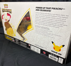 Pokemon TCG Celebrations Premium Figure Collection Pikachu VMAX (SEALED) 820650809408 - Image 2
