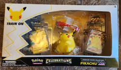 Pokemon TCG Pikachu VMAX Box. Celebrations Premium Figure Collection Brand New. - Image 1