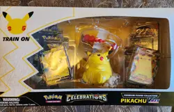 Pokemon TCG Pikachu VMAX Box. Celebrations Premium Figure Collection Brand New. - Image 2