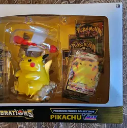 Pokemon TCG Pikachu VMAX Box. Celebrations Premium Figure Collection Brand New. - Image 4