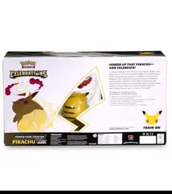 Pokemon TCG Celebrations Premium Figure Collection Pikachu VMAX Box Factory Seal 820650809408 - Image 2
