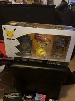 Pokemon TCG Celebrations Premium Figure Collection Pikachu VMAX Box 820650809408 - Image 1