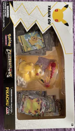 Pokemon TCG Celebrations Premium Figure Collection Pikachu VMAX Box - Sealed 820650809408 - Image 1