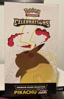 Pokemon TCG Celebrations Premium Figure Collection Pikachu VMAX Box 820650809408 - Image 4