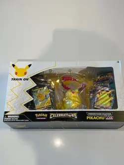Pokemon TCG Celebrations Premium Figure Collection Pikachu VMAX Box 820650809408 - Image 1