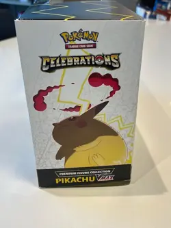 Pokemon TCG Celebrations Premium Figure Collection Pikachu VMAX Box 820650809408 - Image 3