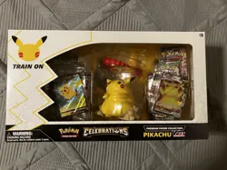 Pokemon Celebrations 25th Anny Pikachu VMAX Premium Figure Collection Sealed - Image 1