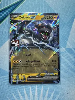 League Stamped, Near Mint, Pokemon Zekrom ex Prize Pack Series 8 NM - Image 1