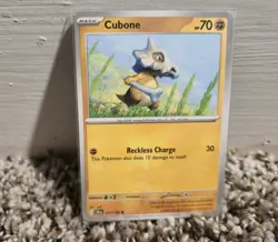 Pokemon TCG Scarlet & Violet Stellar Crown Cubone Non Holo 072/142 NM/M - Image 1