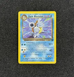 Dark Blastoise 20/82 Team Rocket Rare Unlimited Non Holo WOTC Pokemon NM/LP - Image 4