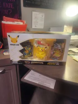 Pokemon TCG Celebrations Premium Figure Collection Pikachu VMAX Box 820650809408 - Image 1
