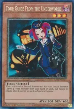 Yugioh! Tour Guide From the Underworld - RA01-EN005 - Prismatic Collector's Rare - Image 1