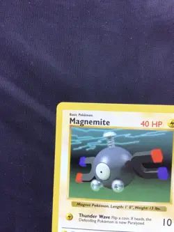 Pokemon Cards: Base Set Shadowless Common: Magnemite 53/102 - Image 2