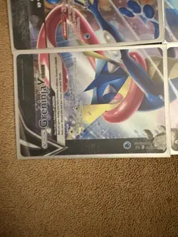 Pokemon Greninja V-UNION Holo Promo 4-Card Set SWSH Black Star Promo TCG - Image 2
