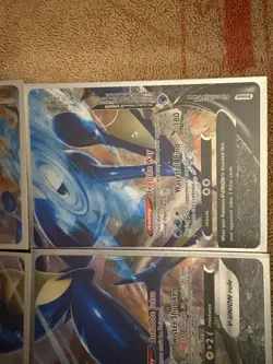 Pokemon Greninja V-UNION Holo Promo 4-Card Set SWSH Black Star Promo TCG - Image 4