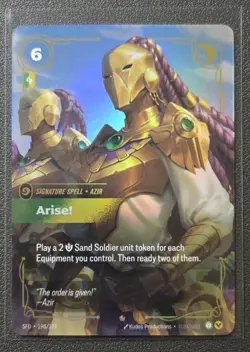 Riftbound Arise! EPIC Single CARD Spiritforged - 198 - League Of Legends - NM - Image 1