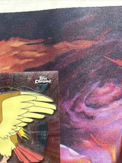 Topps Chrome 2000 Pidgeot Pokemon Card #18 Holo NM RARE TV Animation Edition - Image 3