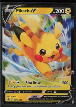 Pikachu V - Promo SWSH: Sword & Shield Promo Cards SWSH285 NM - Image 1