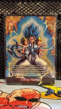 Dragon Ball Super Card Game Energy Marker Gogeta E-126 2nd Anniversary LP - Image 1