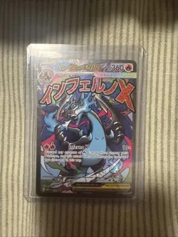 Mega Charizard x EX 023 Me: Mega Evolution Promo Holo Pokemon Card Near Mint NM - Image 1