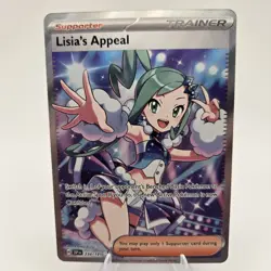 Pokemon TCG Lisia's Appeal Full Art Trainer Card 234/191 Surging Sparks - Image 1