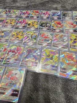 50 Japanese Pokemon Cards Bundle V, V MAX & V STAR CARDS stack 5 - Image 3