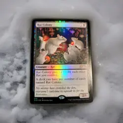 MTG Secret Lair Rat Colony NM Foil Card SLD Drop Series #36 - Image 1