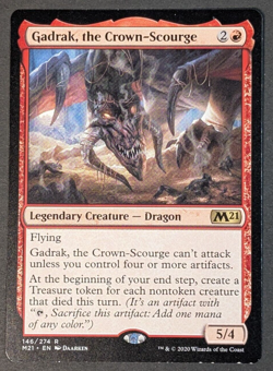 MTG Card - 1x Gadrak the Crown-Scourge - Core Set 2021 LP - Magic The Gathering - Image 1