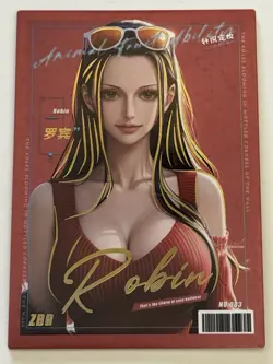 NICO ROBIN ZBR ZBR-003 Thick Fantasy World One Piece Anime Collectible Card - Image 1