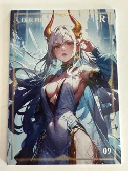 YAMATO R 09 ONE PIECE BLOOMING PASSION Anime Collectible Card - Image 1