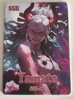 YAMATO SSR SSR-23 Satin Glitter Thick ONE PIECE Art Anime Card - Image 1
