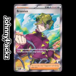 Brassius 135/131 - 2025 Prismatic Evolutions - Ultra Rare Holo Pokemon Card (NM) - Image 1