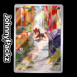 Litleo 139/132 - 2025 Mega Evolution Illustration Rare Holo - Pokemon Card (NM) - Image 1