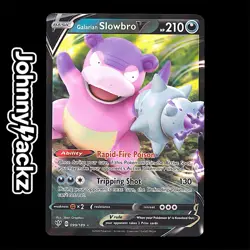 Galarian Slowbro V 099/189 - 2020 Darkness Ablaze Sword Shield Pokemon Card (NM) - Image 1
