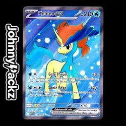 Keldeo 159/086 ex - 2025 White Flare - Full Art Ultra Rare - Pokemon Card (NM) - Image 1