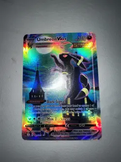 Umbreon VMAX Alt Art Secret Rare FAN-MADE Textured Card Mint Condition - Image 1