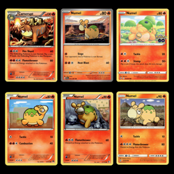 6x Camerupt Lot Numel 22 Black White Boundaries Crossed Pokemon Cards Collection - Image 1