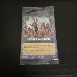Lorcana Zootopia 2 - Putting It All Together 27/P3 Promo Card SEALED - Image 1