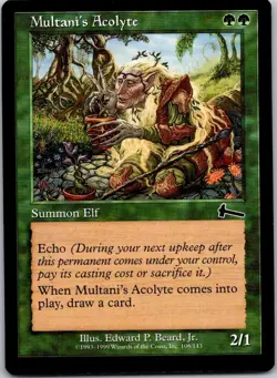 Magic the Gathering Multani's Acolyte Urza's Legacy MTG Free Shipping! - Image 1